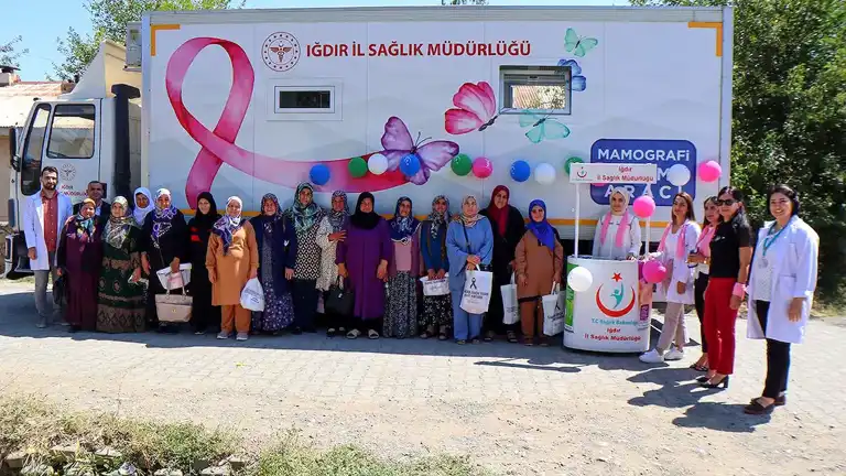 Mobil Kanser Tarama Aracı Köylere Ulaştı